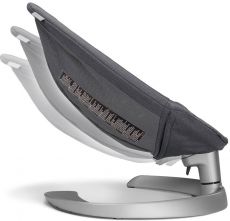 Шезлонг-гойдалка Nuna Leaf Grow Granite з ігрою дугою (0-60кг)